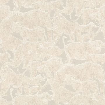 Tapete Grau, Silber Rasch-Textil Vliestapete (1040454)