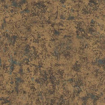 Tapete Blau, Gold, Kupfer Rasch-Textil Vliestapete (1035364)