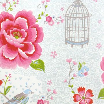 Tapete Bunt, Weiß PIP Studio Vliestapete (1027168)