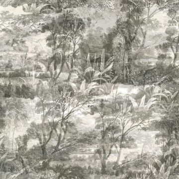 Tapete Grau, Silber, Avalon ARTE Vliestapete (KG-171237)