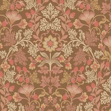 Tapete Braun, Rosa, Rose Eijffinger Vliestapete (1039749)