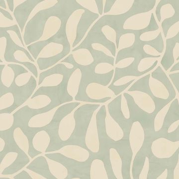 Tapete Beige, Creme, Grün Eijffinger Vliestapete (1040144)