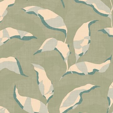 Tapete Beige, Creme, Grün Eijffinger Vliestapete (1040151)