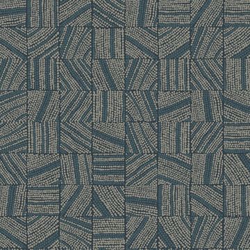 Tapete Blau, Grau, Silber Eijffinger Vliestapete (1042995)