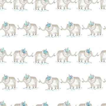 Tapete Grau, Silber, Weiß Rasch-Textil Papiertapete (1035029)