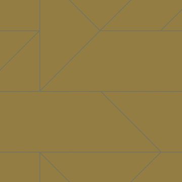 Tapete Gold, Kupfer, Grün Rasch-Textil Vliestapete (1027998)