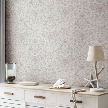 Tapete Beige, Creme, Marburg Vliestapete (KG-171372)