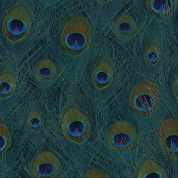 Digitaldruck-Tapete Blau, Braun, Grün Rasch-Textil (1039462)