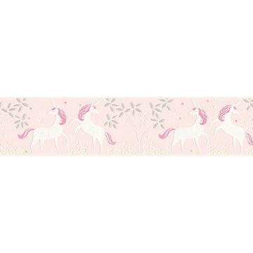 Bordüre Pastellfarben, Rosa, Rose AS-Creation Vlies (1028821)