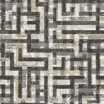 Tapete Beige, Creme, Schwarz, Anthrazit Eijffinger Vliestapete (1021466)