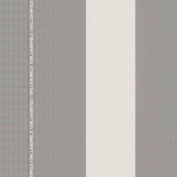 Tapete Grau, Silber Karl Lagerfeld Vliestapete (1035428)