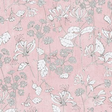 Tapete Pastellfarben, Rosa, Rose Rice Vliestapete (1021748)