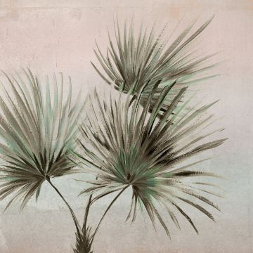 Digitaldruck-Tapete Grün, Rosa, Rose Eijffinger (1029675)