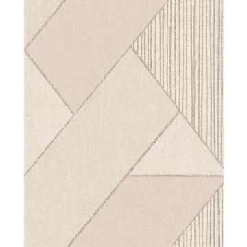 Tapete Beige, Creme, Rosa, Rose Eijffinger Vliestapete (1029766)
