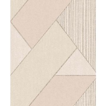 Tapete Beige, Creme, Rosa, Rose Eijffinger Vliestapete (1029766)