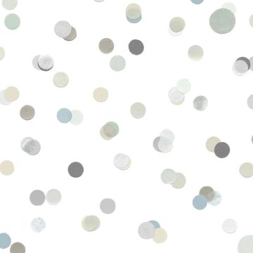 Tapete Türkis, Grau, Silber Eijffinger Vliestapete (1029789)