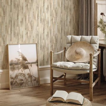 Tapete Beige, Creme, Braun Marburg Vliestapete (1044671)