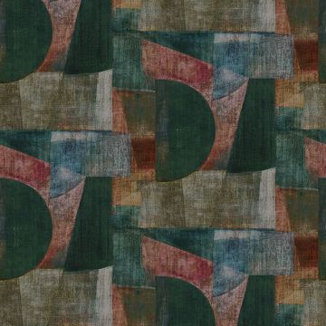 Digitaldruck-Tapete Grün, Blau, Rot Rasch (1040381)