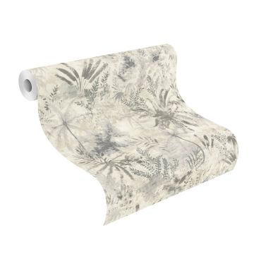 Tapete Beige, Creme, Grau, Silber Rasch Vliestapete (1030520)