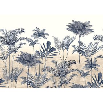 Digitaldruck-Tapete Blau, Grau, Silber Rasch (1041638)