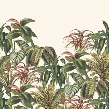 Tapete Beige, Creme, Grün BARBARA Digitaldruck-Tapete Vlies (1039989)