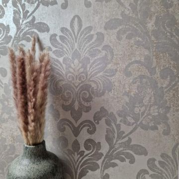 Tapete Grau, Silber, Greige SALE Marburg Vliestapete (1044652)