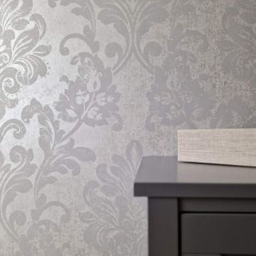 Tapete Grau, Silber SALE Marburg Vliestapete (1044653)