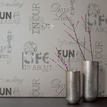 Tapete Grau, Silber SALE Marburg Vliestapete (1039844)