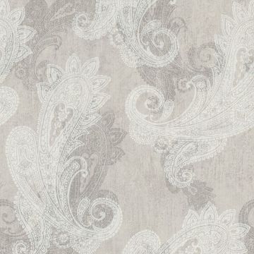 Tapete Grau, Silber, Greige Rasch Vliestapete (1042826)