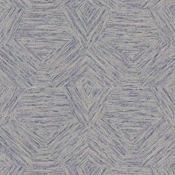 Tapete Blau, Grau, Silber, Antigua ARTE Vliestapete (KG-171320)