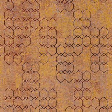 Tapete Gold, Kupfer, Orange, Terrakotta livingwalls Vliestapete (1029291)