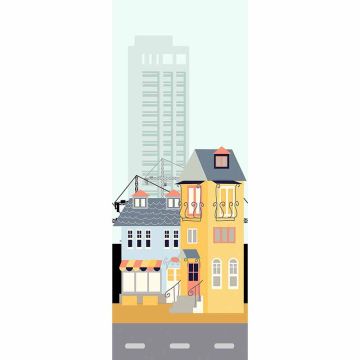 Digitaldruck-Tapete CityHaus2 livingwalls (1034258)