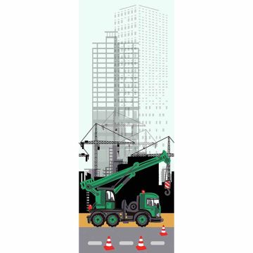 Digitaldruck-Tapete CityKranwagen livingwalls (1034261)