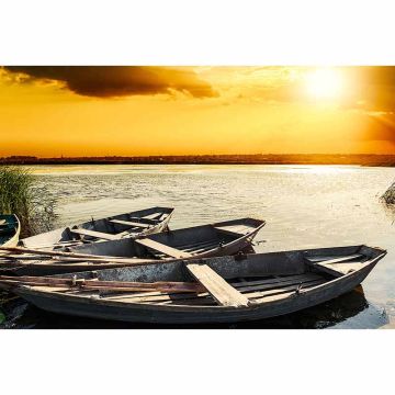 Digitaldruck-Tapete Rowboats livingwalls (1034365)