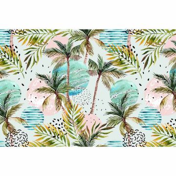 Digitaldruck-Tapete Palms&Waves2 livingwalls (1034446)
