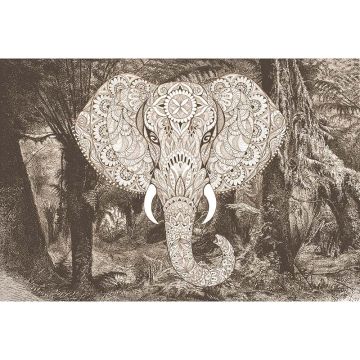 Digitaldruck-Tapete Elephant Head 2 Architects Paper (1031796)