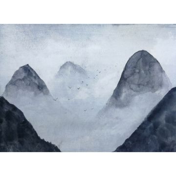 Digitaldruck-Tapete Misty Rocks 1 livingwalls (1031912)