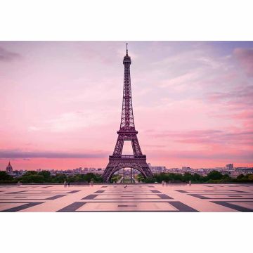 Digitaldruck-Tapete Eiffel Tower At Sunset livingwalls (1033858)