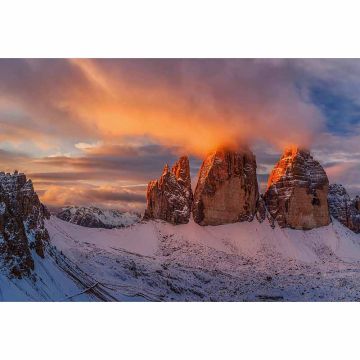 Digitaldruck-Tapete Mountain Peaks in Italy livingwalls (1033873)