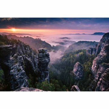Digitaldruck-Tapete Sunrise on the Rocks livingwalls (1033919)