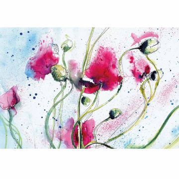 Digitaldruck-Tapete Poppies Watercolour livingwalls (1033987)