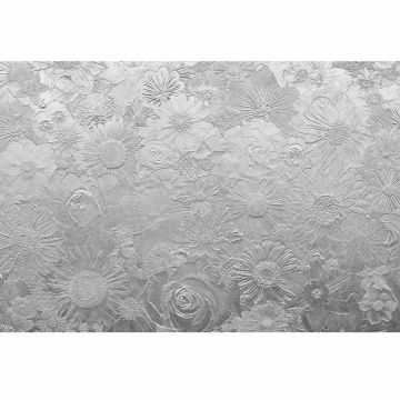 Digitaldruck-Tapete Silver Flowers livingwalls (1033995)