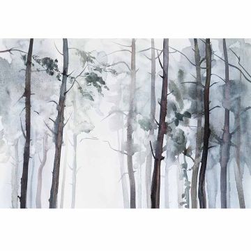 Digitaldruck-Tapete Watercolour Forest livingwalls (1033998)