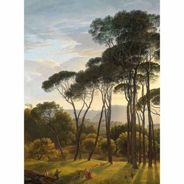 Digitaldruck-Tapete Italian Landscape with Umbrella Pines livingwalls (1034089)