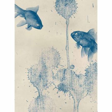 Digitaldruck-Tapete Blue Fish livingwalls (1034097)