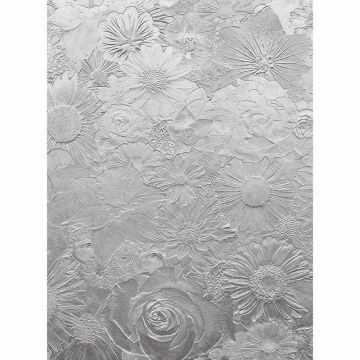 Digitaldruck-Tapete Silver Flowers livingwalls (1034104)