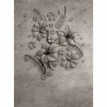 Digitaldruck-Tapete Stone Flowers livingwalls (1034124)