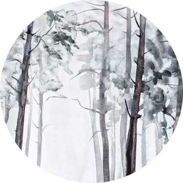 Digitaldruck-Tapete Watercolour Forest livingwalls (1034149)