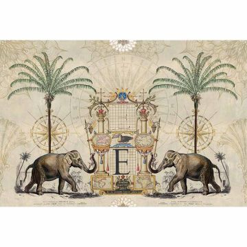 Digitaldruck-Tapete Nostalgic Elefant livingwalls (1036316)