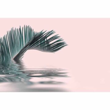 Digitaldruck-Tapete Palm Leaf Water livingwalls (1036328)